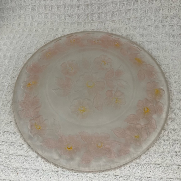 Vintage Sovereign House Frosted Apple Blossom 8.5” Plates - Picture 7 of 7